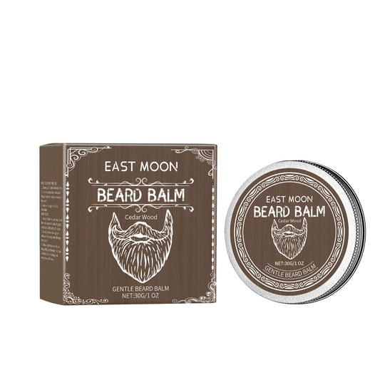 East Moon Cedar Wood Beard Care Wax Men's Beard Cedar Wood Care Cream Nourishes And Strengthens Beard