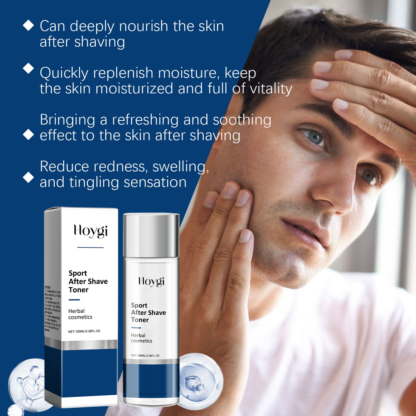 Hoygi After Shave Toner Moisturizes And Firmers Skin Sports After Shave Nourishing And Firming Care Lotion