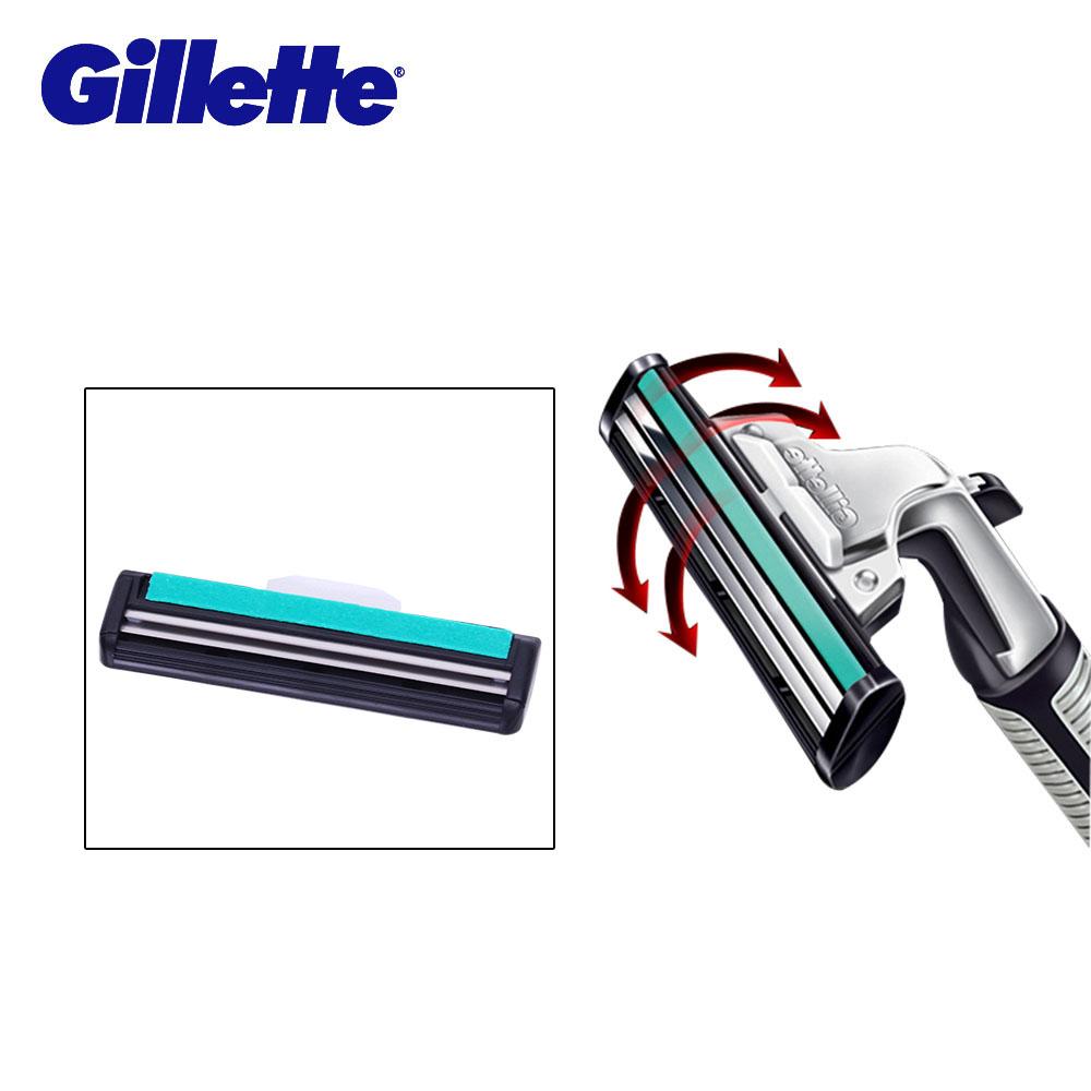 Gillette Vector Shaving Men Razor Blades Three Layer Shaver Blades