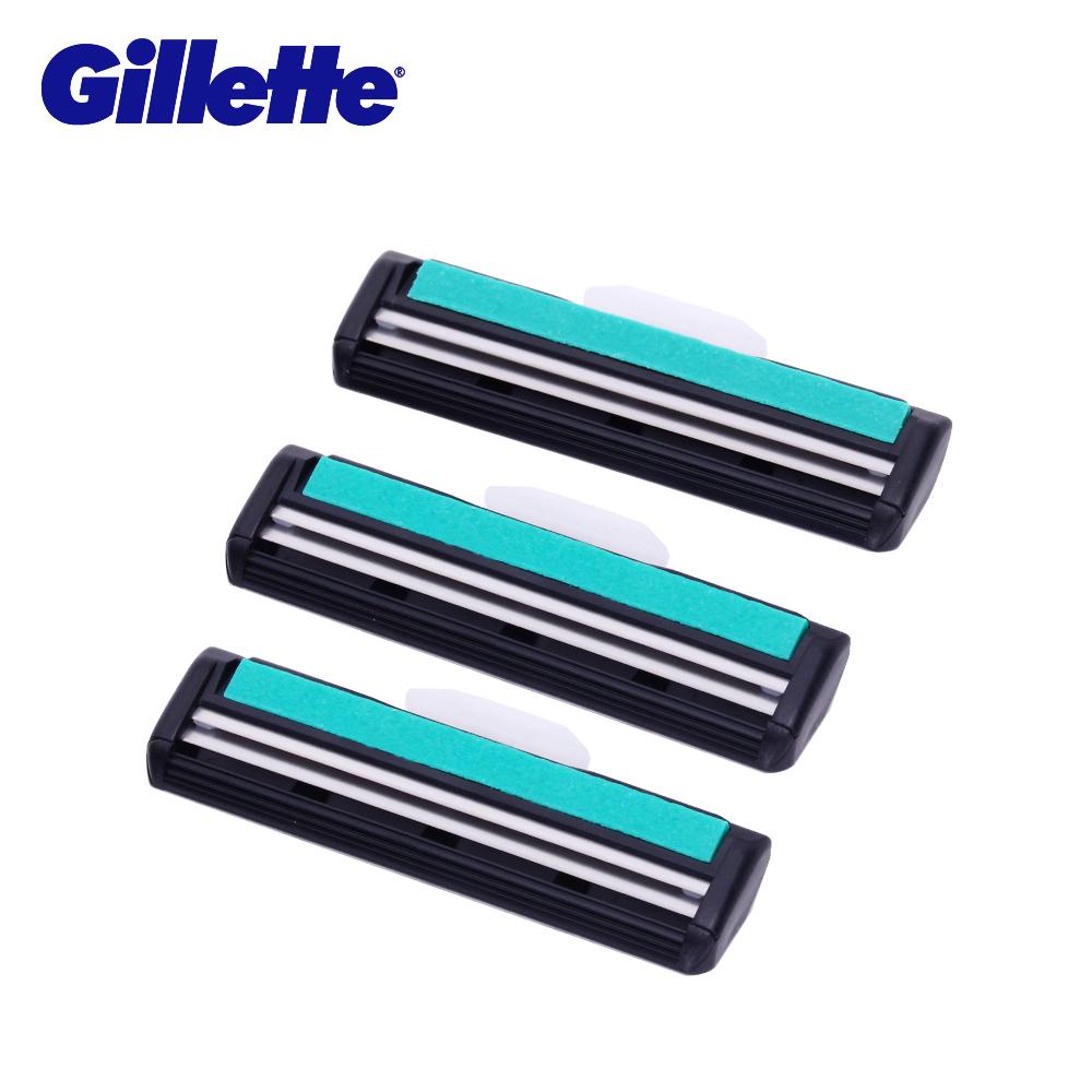 Gillette Vector Shaving Men Razor Blades Three Layer Shaver Blades